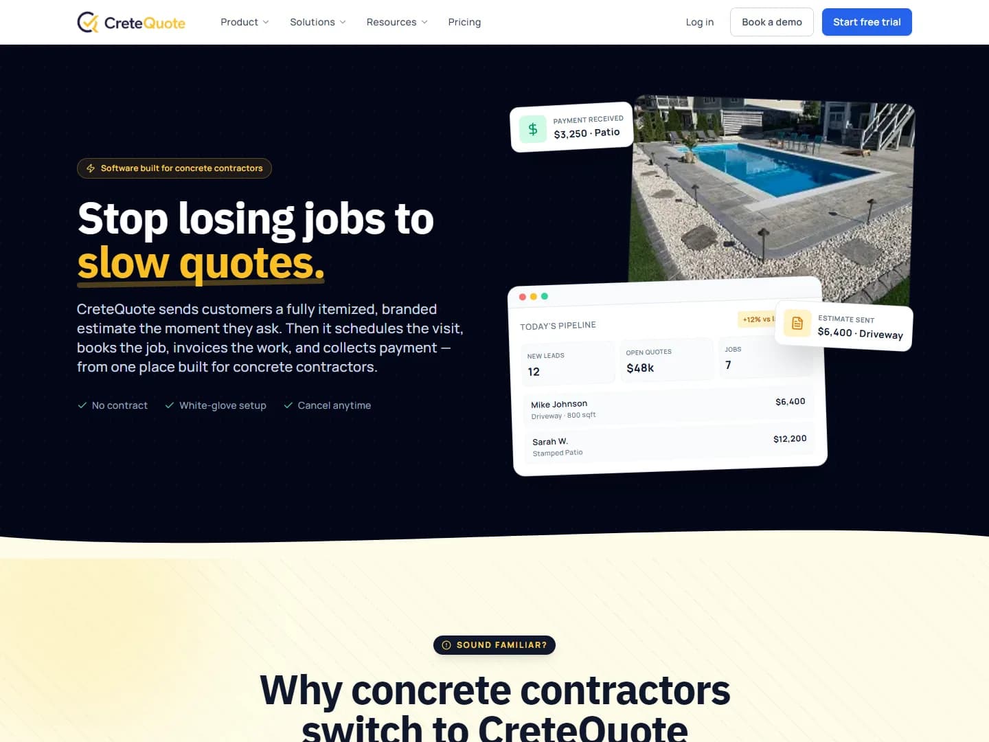 CreteQuote — www.creteapp.com